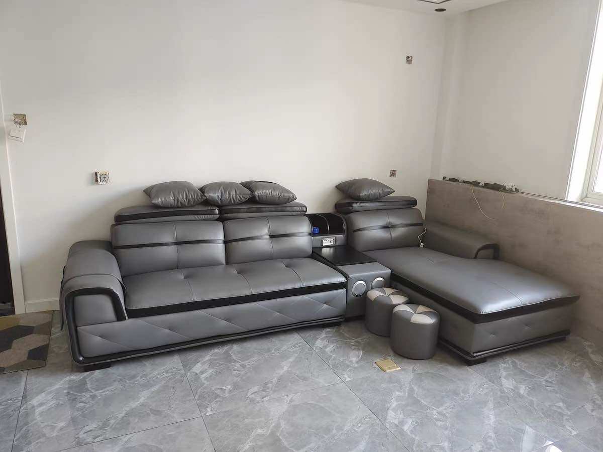 Sofa Góc Da cao cấp cho phòng khách