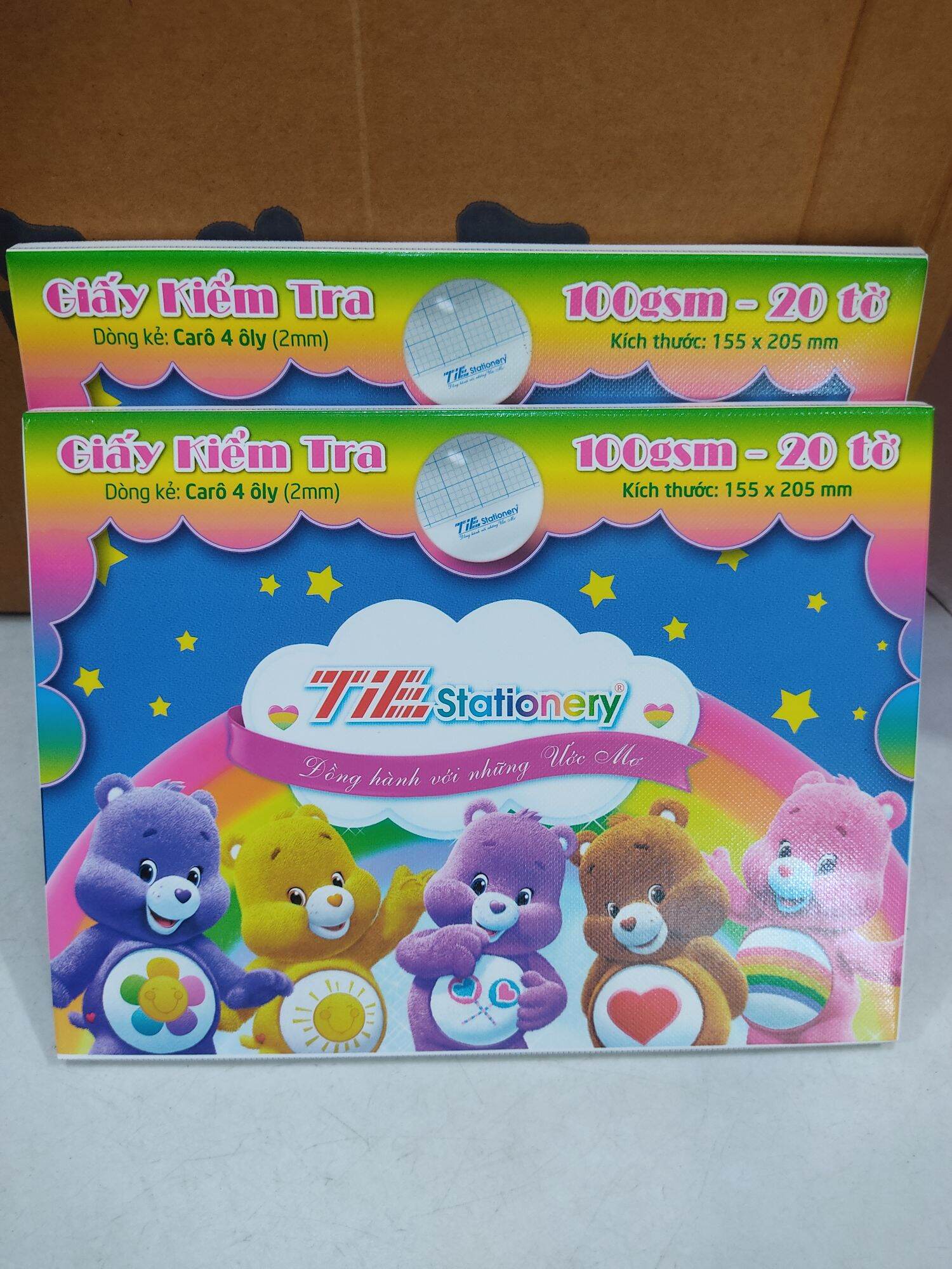2 xấp tệp kiểm tra.