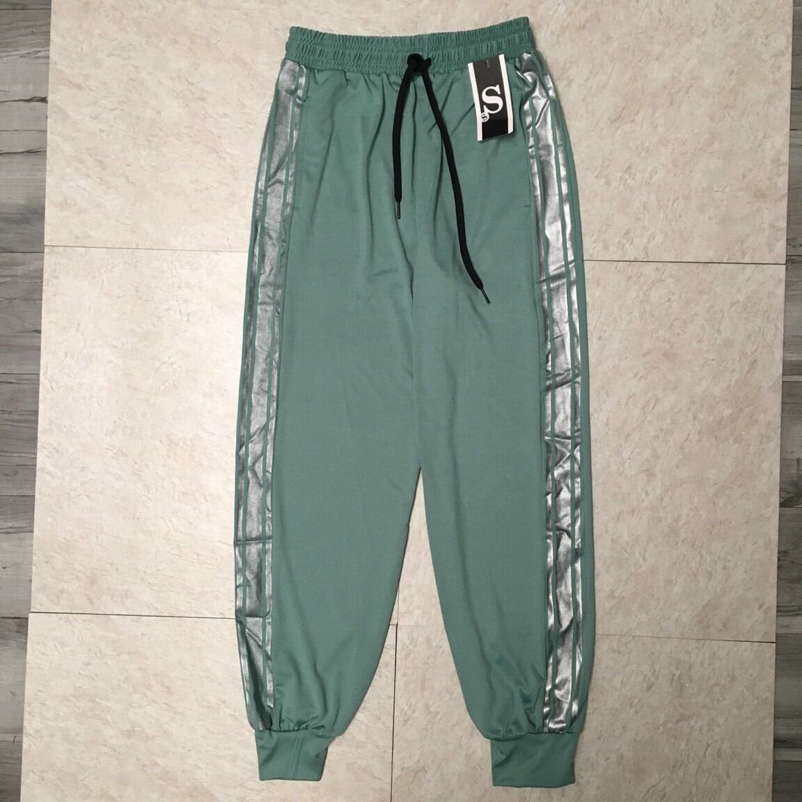 Quần jogger nữ sọc dạ quang cao cấp, chất thun poly L1