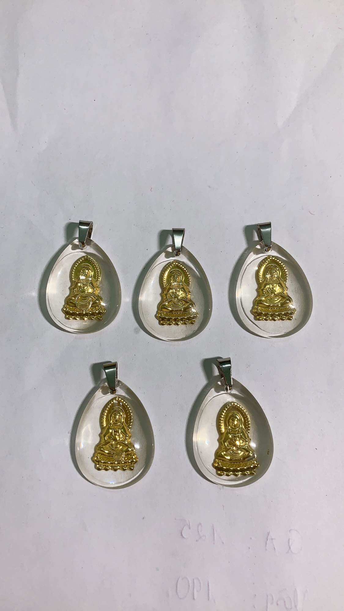 Mặt dây chuyền phật thuỷ tinh