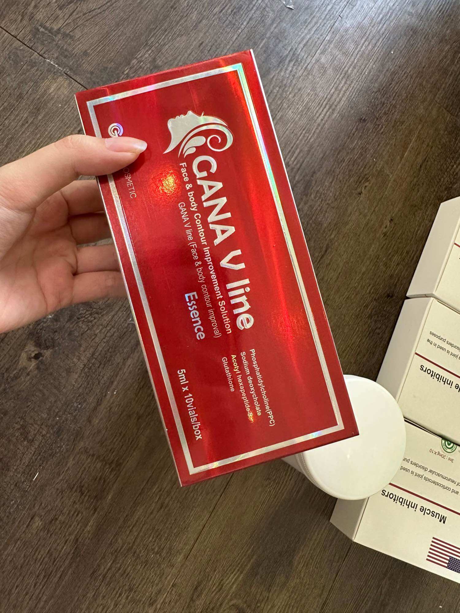 Tan mỡ GaNa Vline hộp 10 lọ