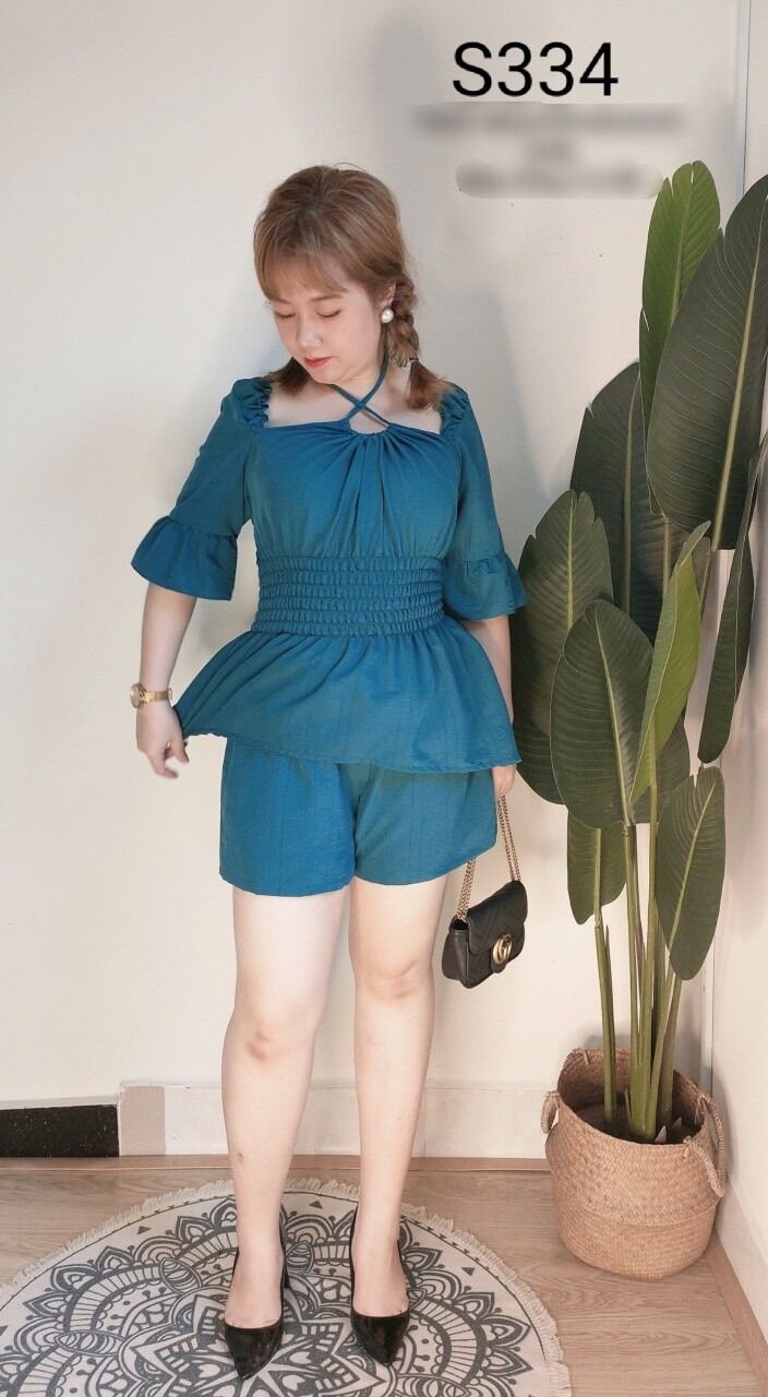 [Shop Táo Đỏ bigsize 50kg-90kg] Set áo yếm + short