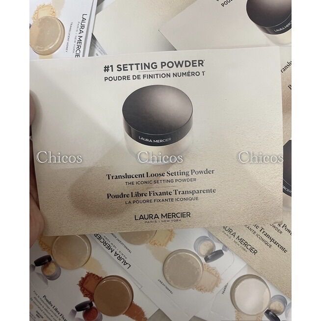 Sample Phấn phủ Laura Mercier Glow Setting Powder 3 ô