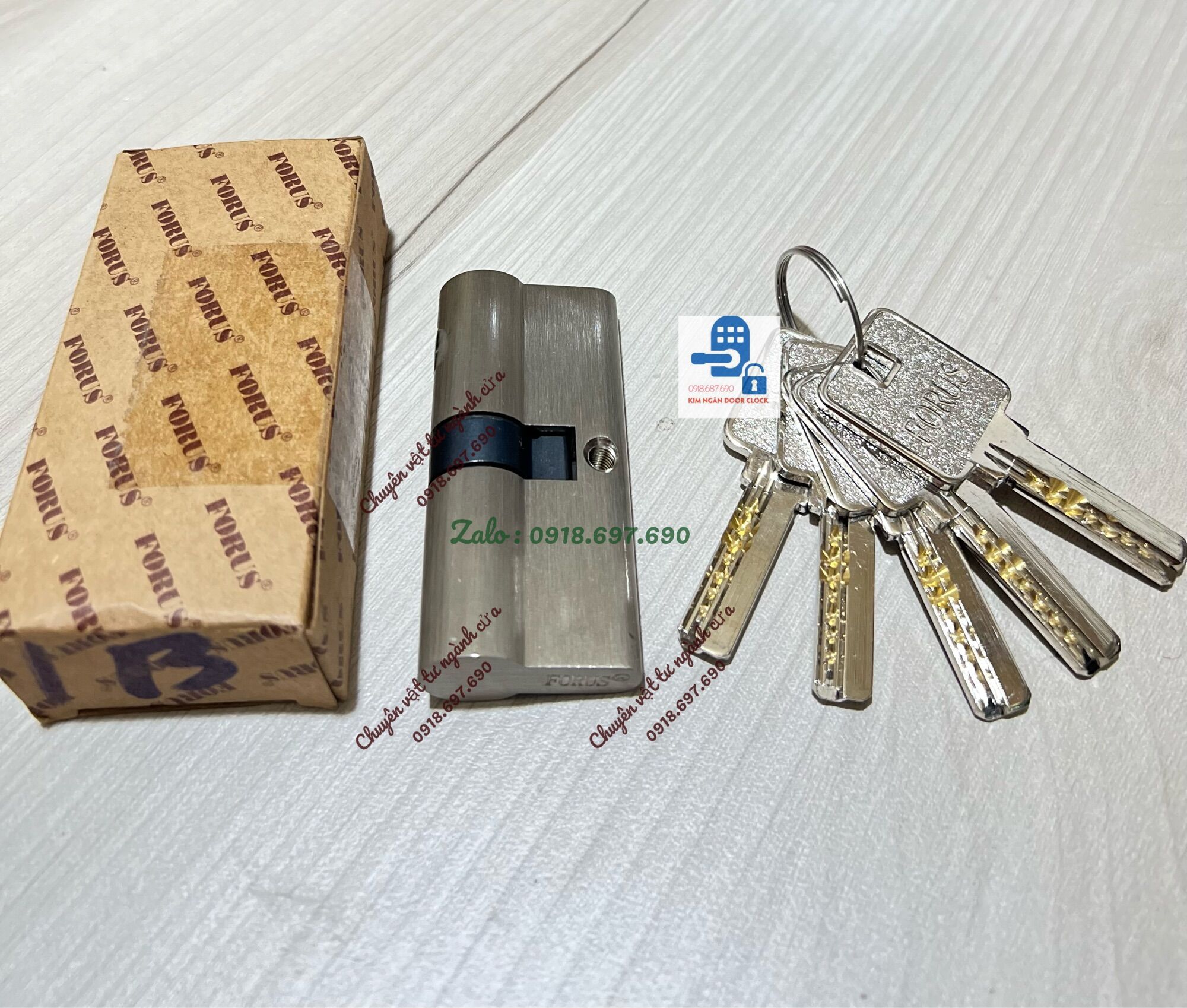 Củ khóa 2 đầu / bít cho ban công forus cao cấp