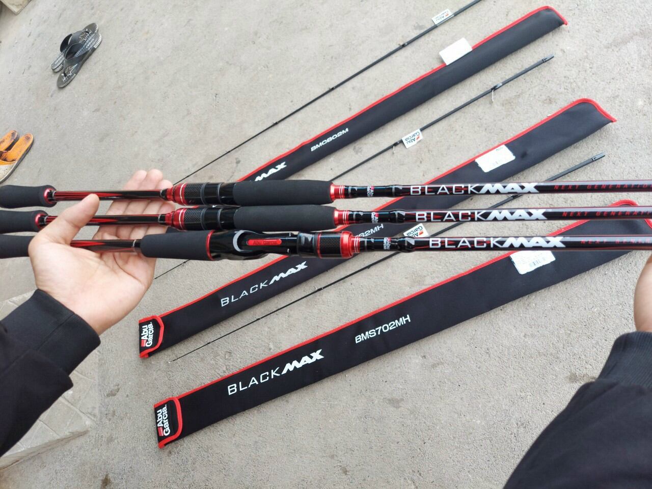 cần lure abu black max chính hãng cứng MH
