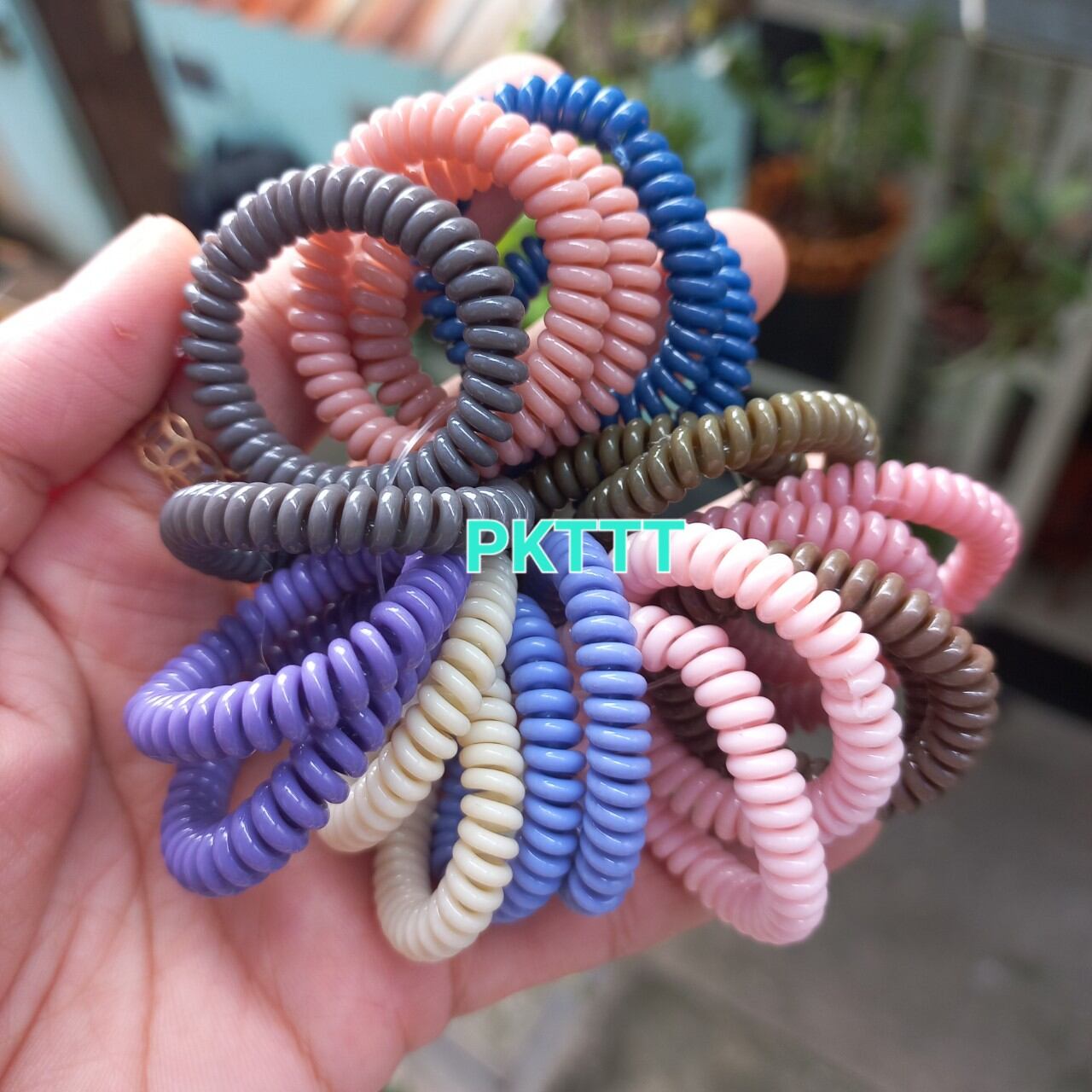 Combo 10 Lò xo cột tóc nhí màu xinh xắn