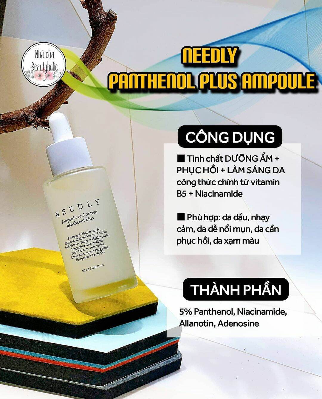 [Nhacuabeautyholic] Serum và gel dưỡng phục hồi NEEDLY