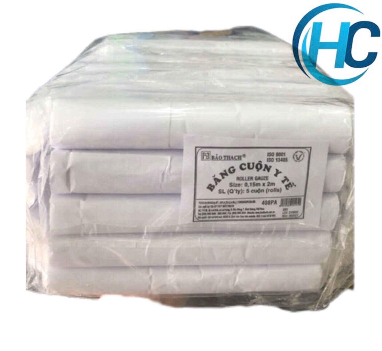 [CHÍNH HÃNG] Băng Cuộn Y Tế BẢO THẠCH, Túi 5 cuộn (0.15m x 2m)