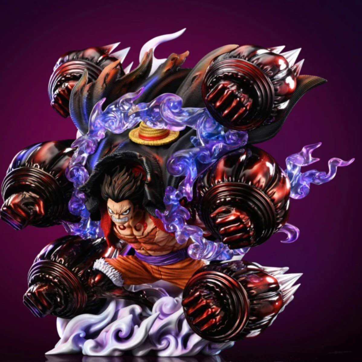 Mô hình onepiece - mô hình luffy gear 4 gatling gun khổng lồ 32cm