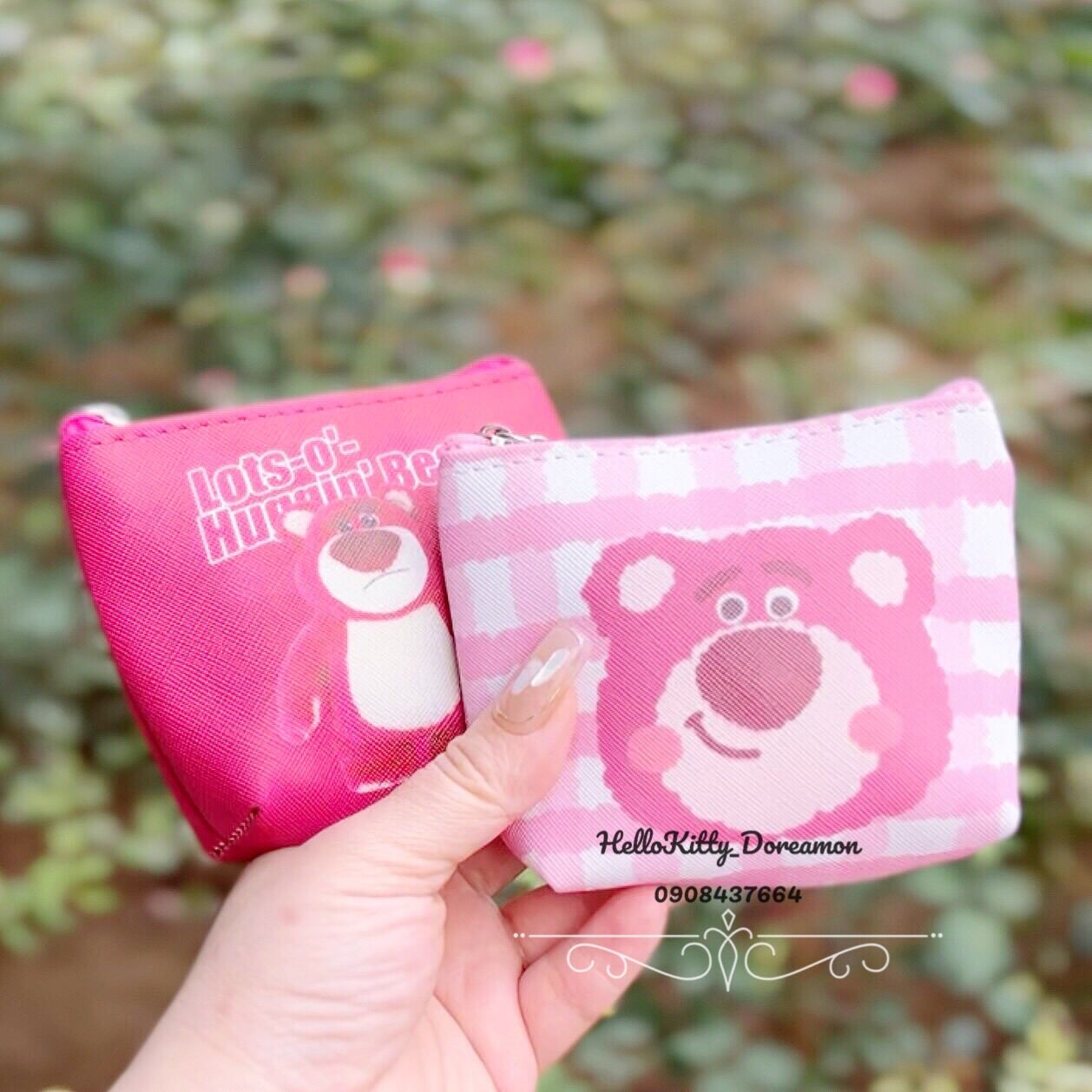 Ví mini gấu dâu lotso
