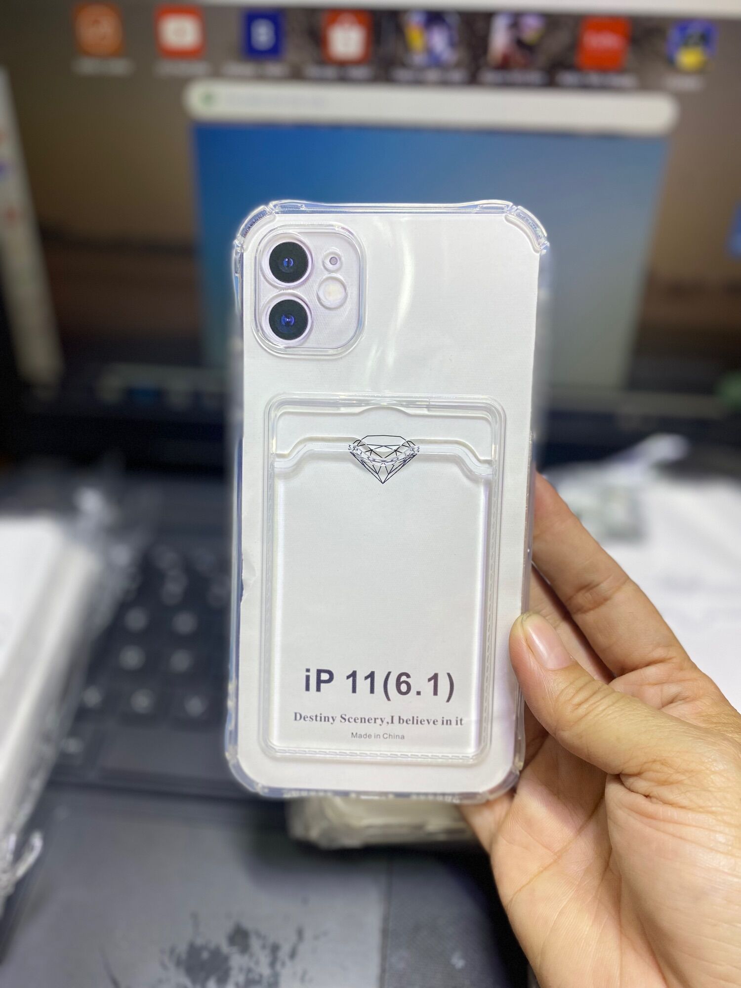 Ốp IPhone nhét thẻ chống sốc IPhone 6/6S IPhone 7/7S IPhone X/Xs IPhone 11 IPhone Xsmax IPhone 11 promax IPhone 12promax IPhone 13Promax IPhone 13