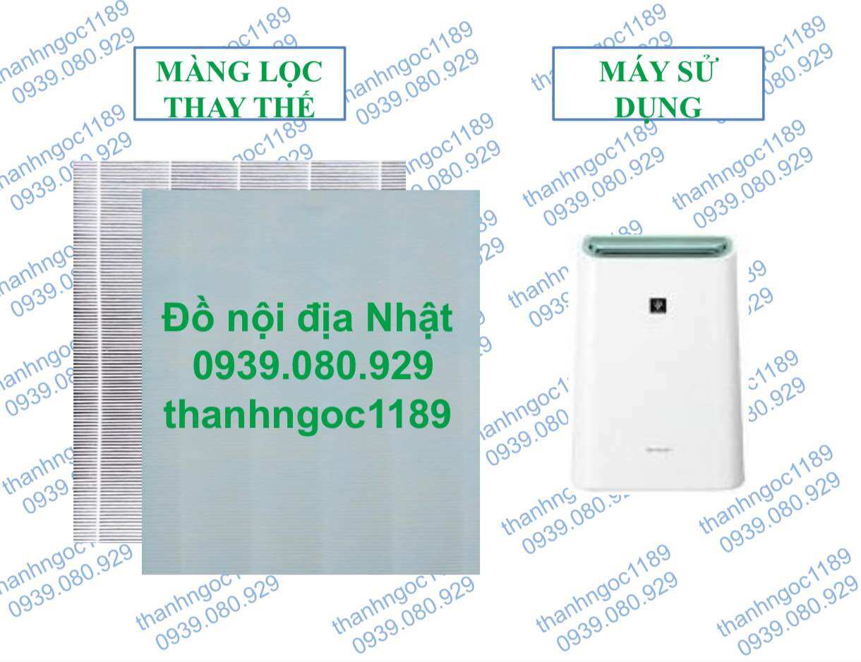 Combo Màng lọc Hepa+Than Sharp FZ-E16AHF lọc không khí,hút ẩm ( DW-E16FA-W)