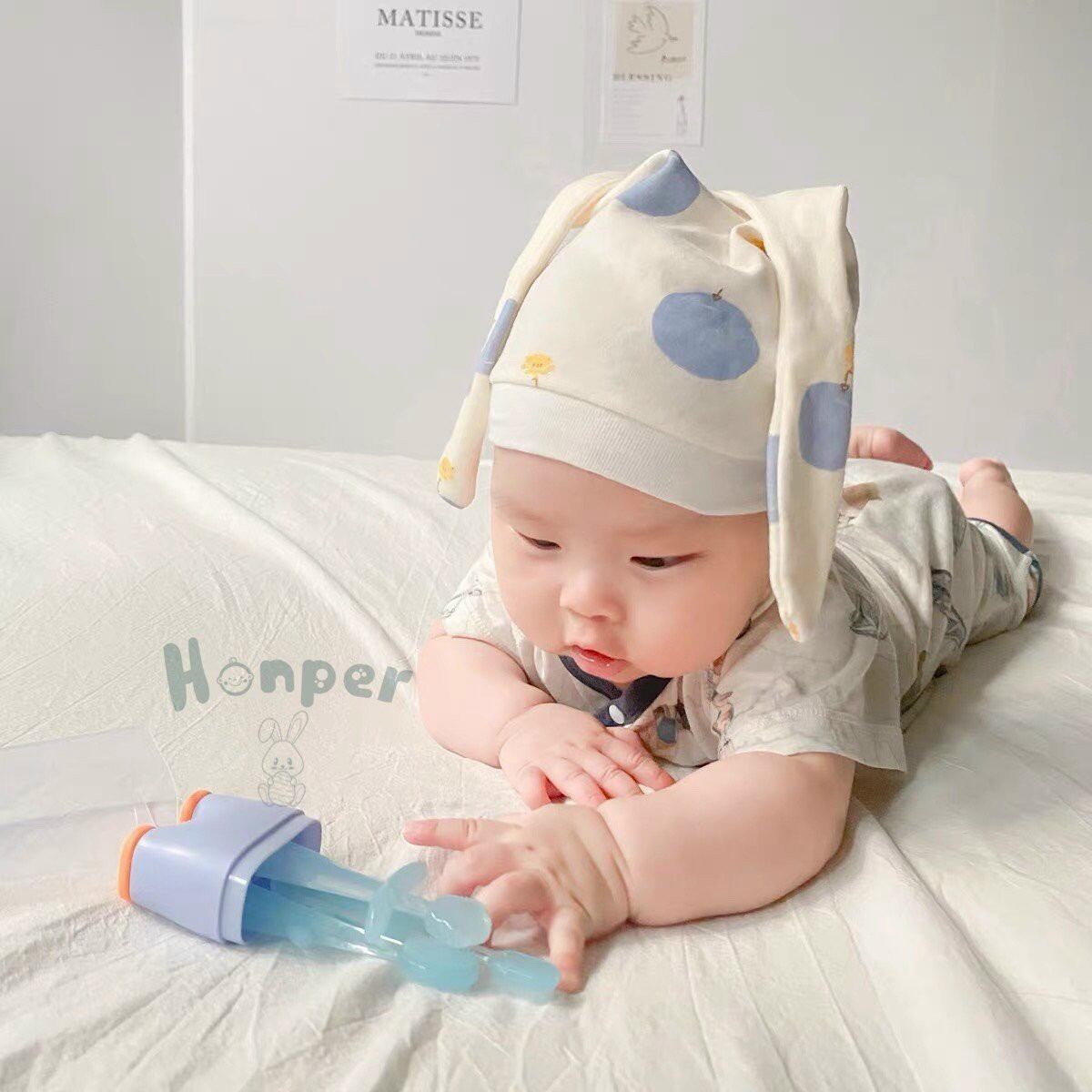 BỘ CHĂM SÓC RĂNG MIỆNG HOPPER SỊN SÒ CHO BÉ TỪ 0_18 tháng