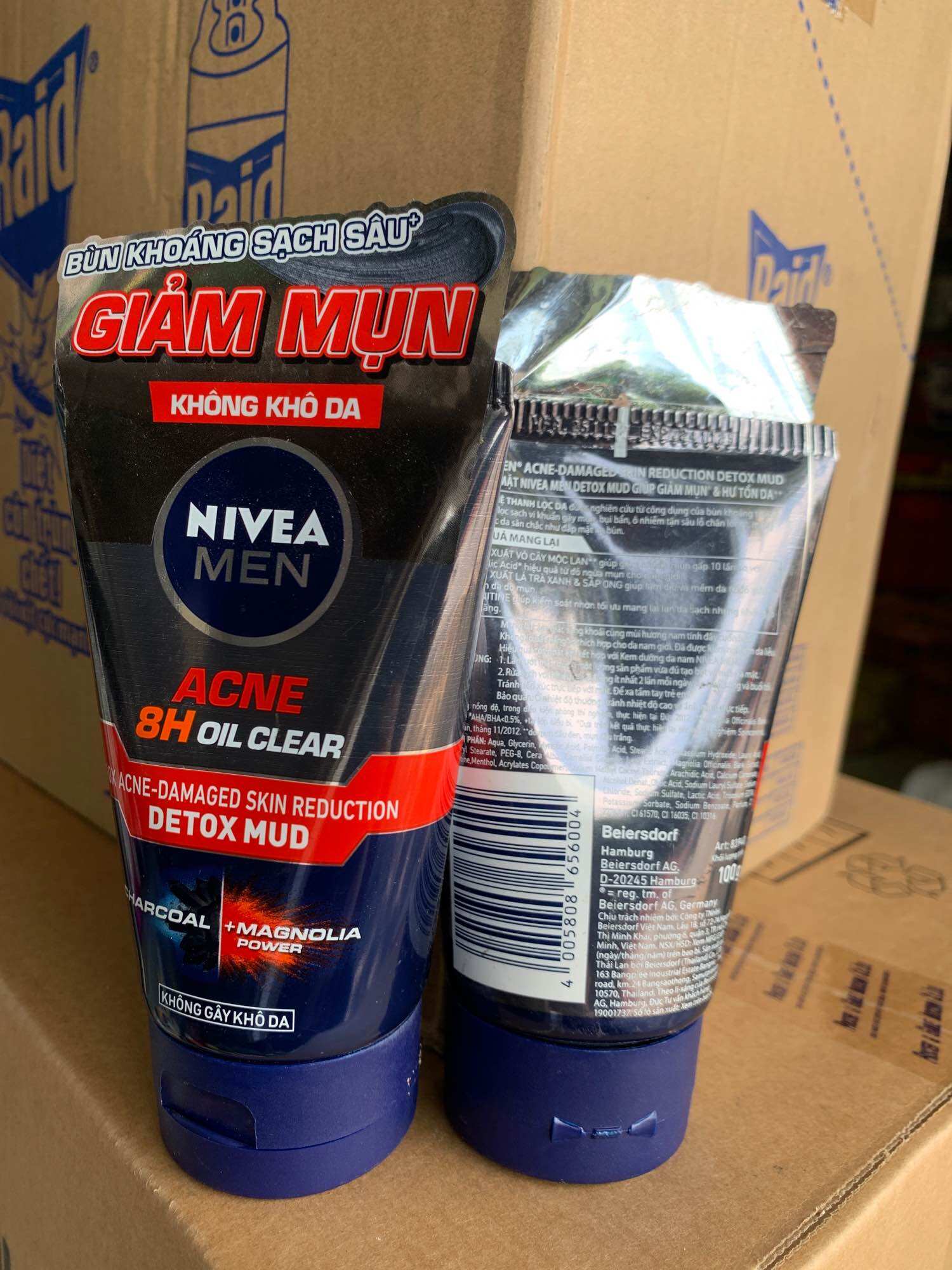 Sữa rửa mặt Nivea men chai 100g