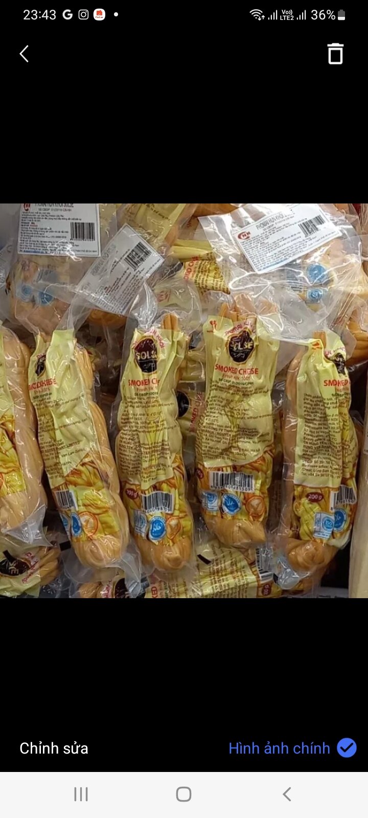 Phomai hun khói cây 200g solse