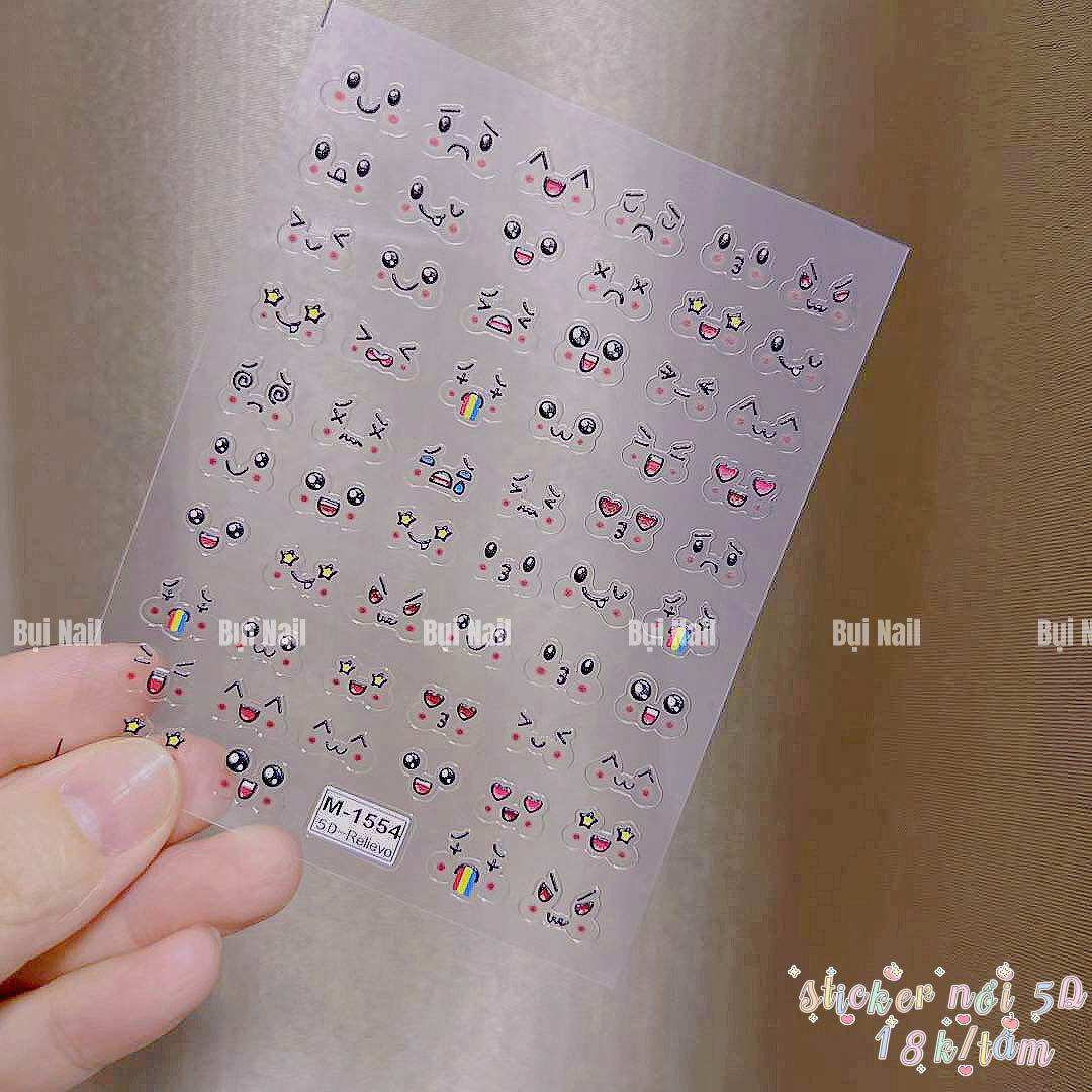 STICKER NỔI ICON CẢM XÚC