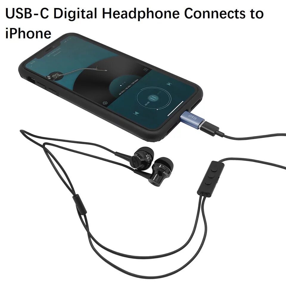 Head OTG adapter type C to Lightning for IP