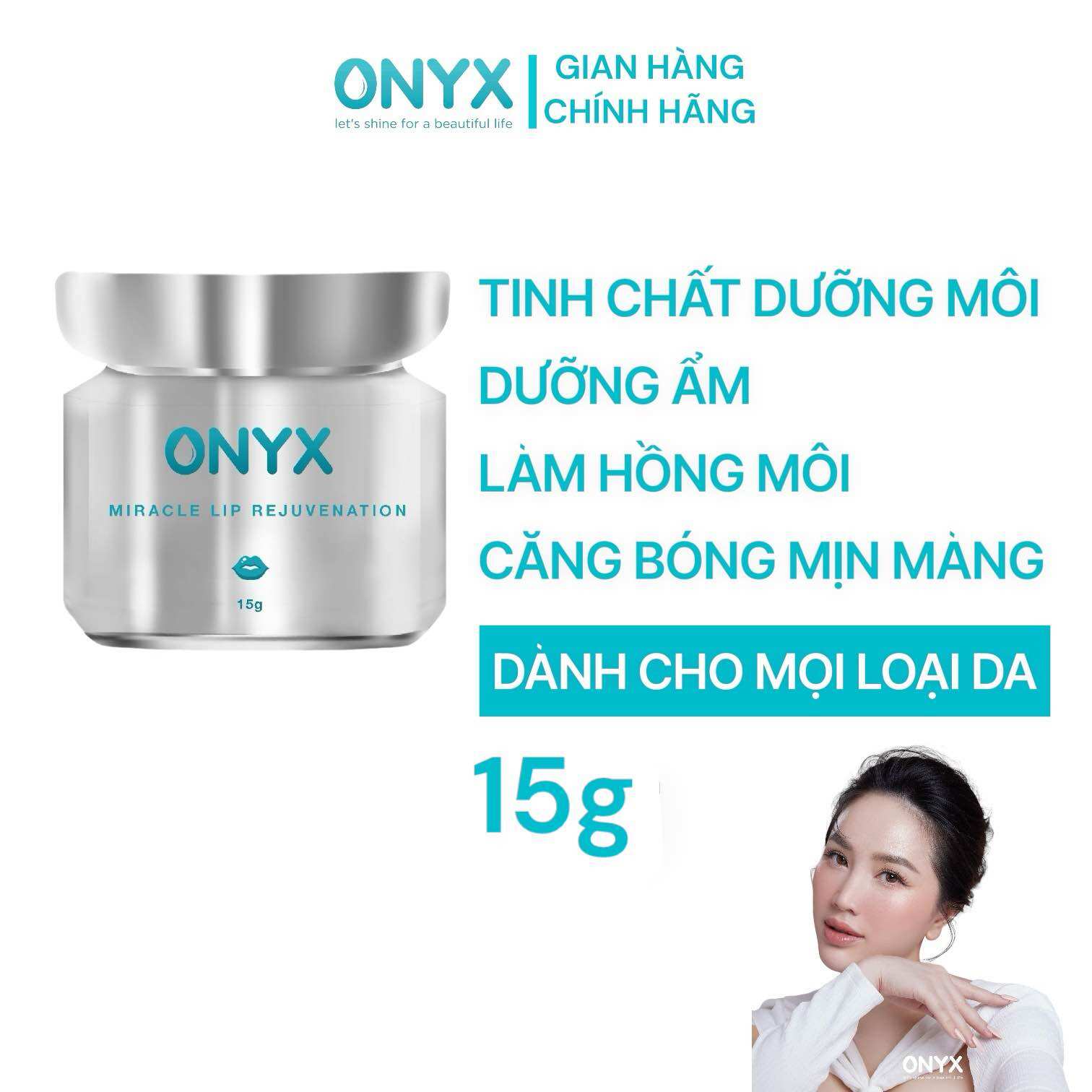 Tinh chất dưỡng làm hồng môi Miracle Lip Rejuvenation ONYX Cosmetics Bảo Thy