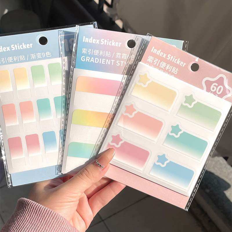 Sticky Note Đánh Dấu Card Nhiều Mẫu Cartoon, Macaron