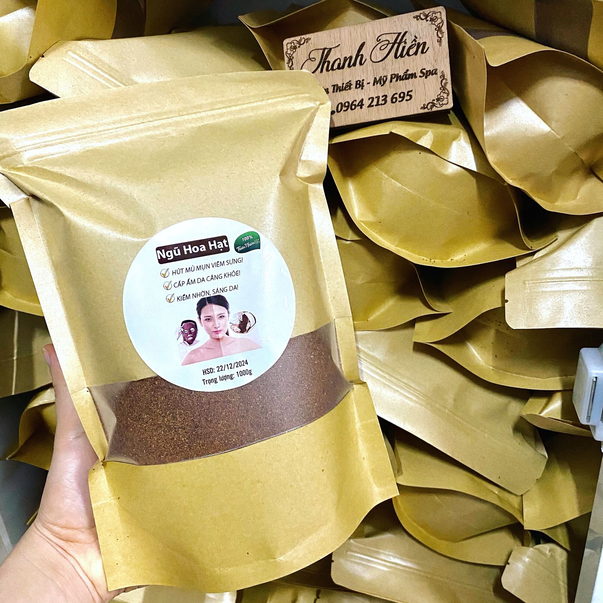 Ngũ hoa hạt đắp mặt gói 500gr