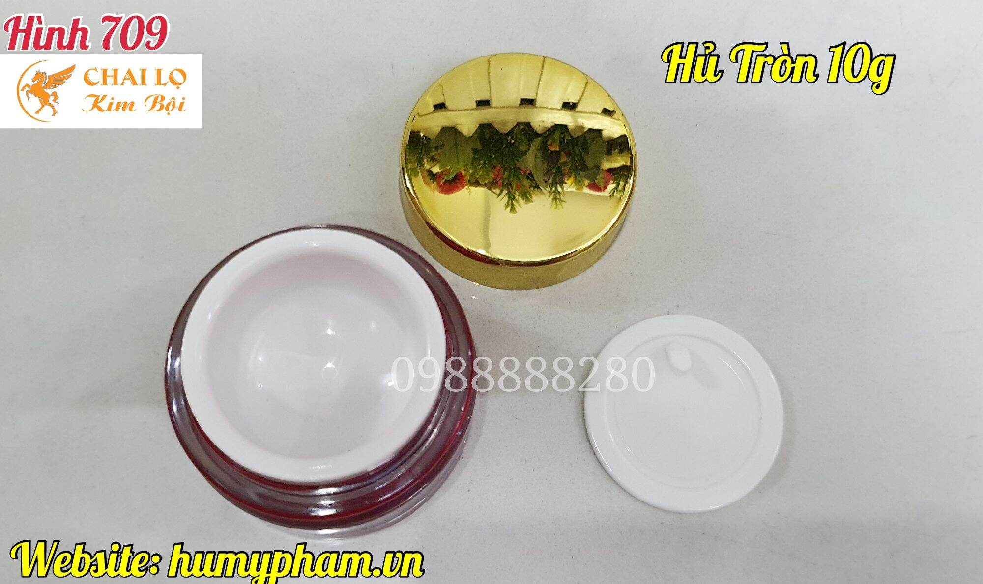 HỦ ĐỰNG KEM FACE TRÒN 10g