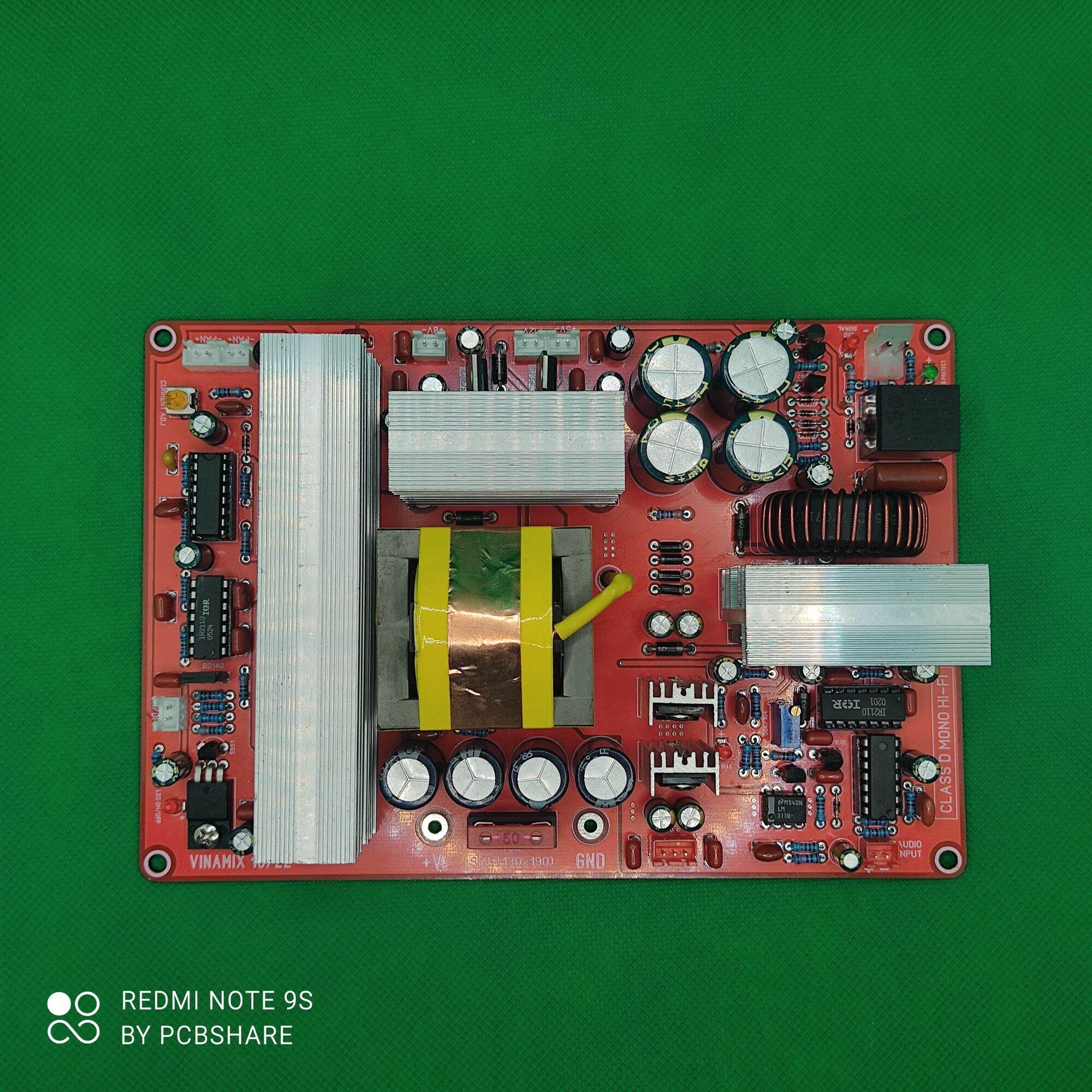 Mạch Class D liền nguồn đơn kênh (Hệ 12V, 24V)