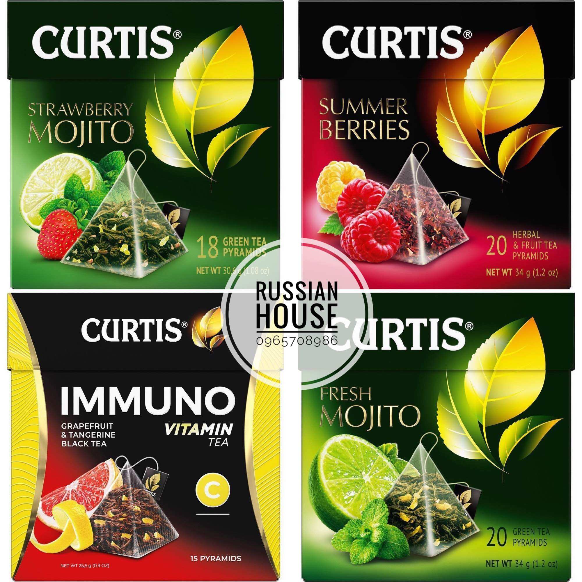 Trà curtis các vị của nga