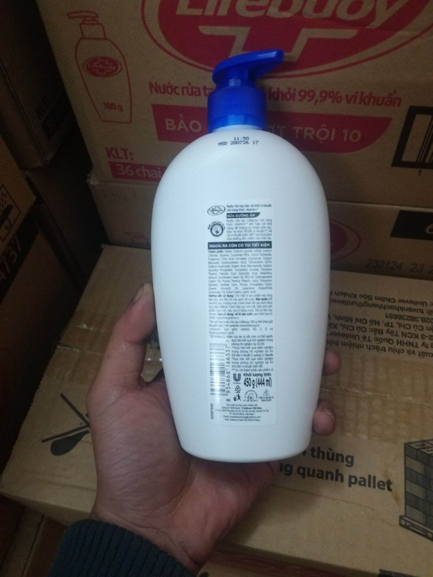Nước rửa tay LIFEBUOY 450g