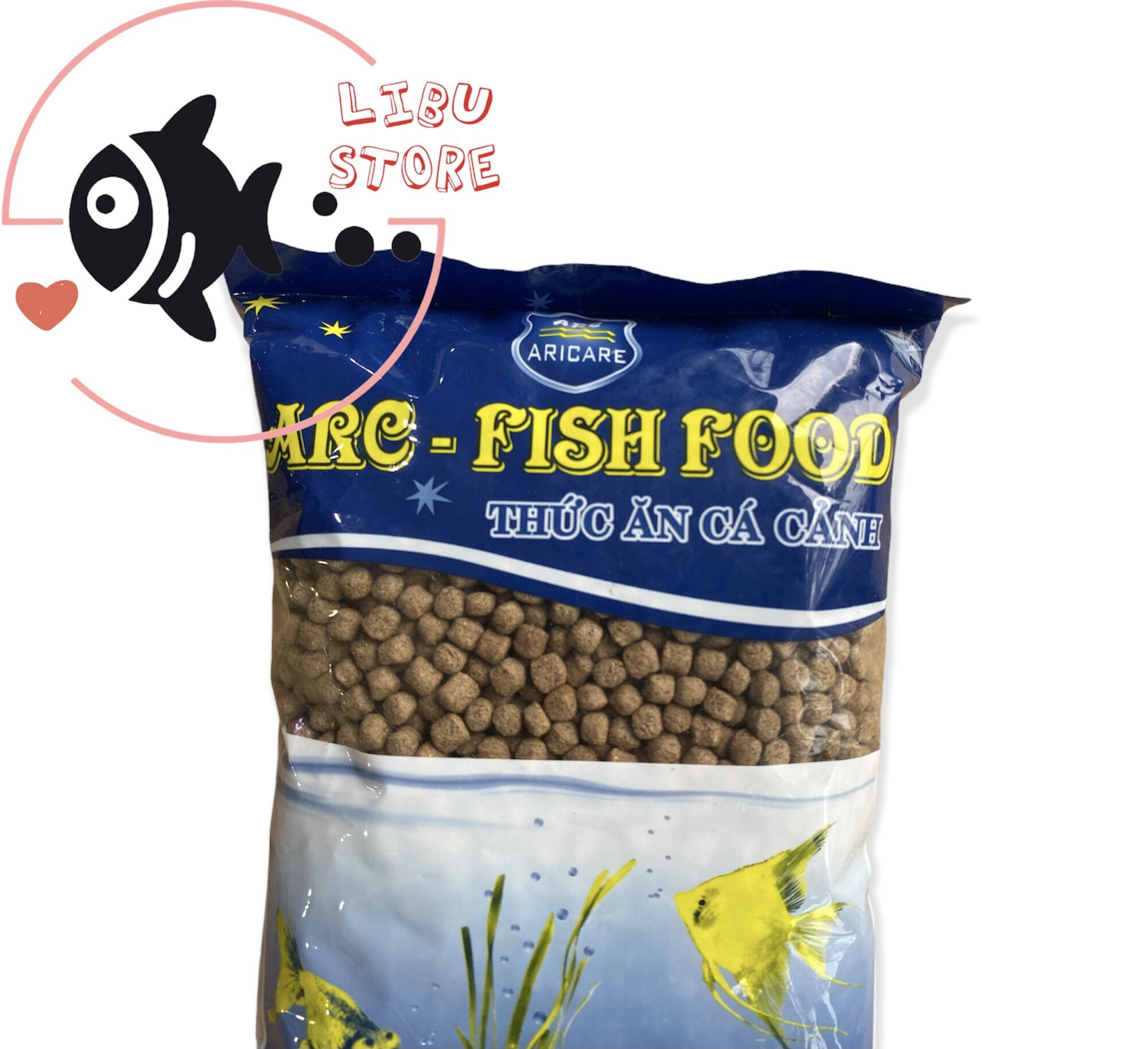 Thức Ăn Cho Cá Cảnh ARICARE Hạt Size 7mm - 500g