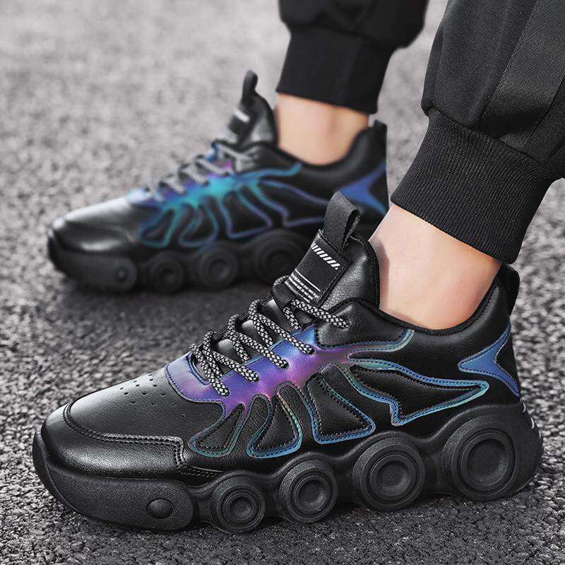 BÁO GIÁ GIÀY THỂ THAO NAM PHONG CÁCH HÀN QUỐC | Shopee Lazada Sendo Tiki mới nhất 24 Giày Nam Mẫu Mới Mùa Thu 2021 Giày Thể Thao Mặt Da Nam Phong Cách Hàn Quốc Giày Chunky Đế Dày Giày Thường Ngày Ins Giày Sành Điệu