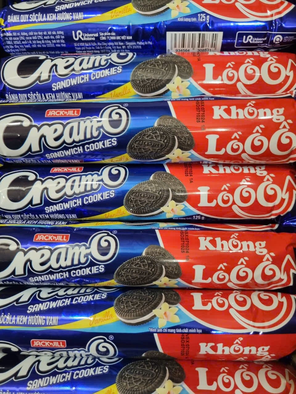 Thùng 24 cây Cream O mùi Vani