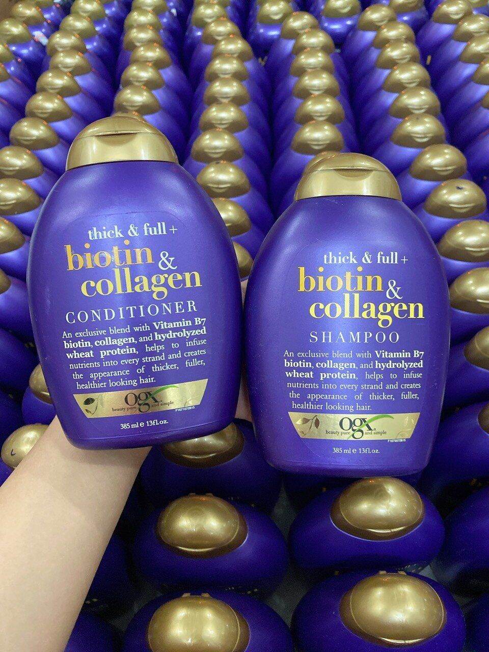 [ Xả Hàng Dầu Gội Biotin ] Dầu Gội Biotin Collagen Thick Full 385Ml Chóng Rụng Tóc Giúp Tóc Dày Hơn Và Phụ Hồi Da Đầu Bị Hư Tổn Bởi Collagen Giúp Tái Tạo Lại Đã Có Mặt Tại Shop366Tuongvy