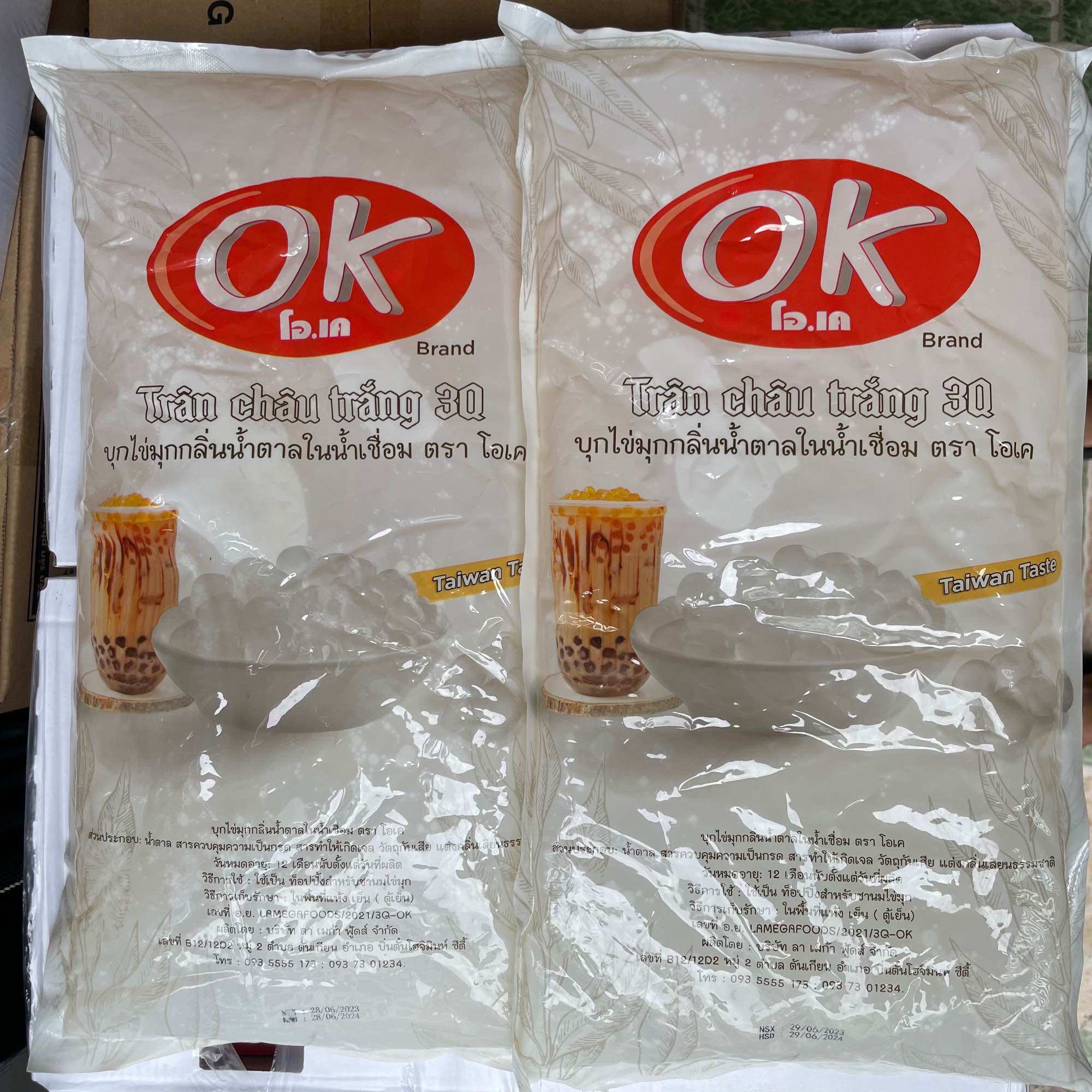 Trân châu 3Q thái lan hiệu OK bịch 2kg