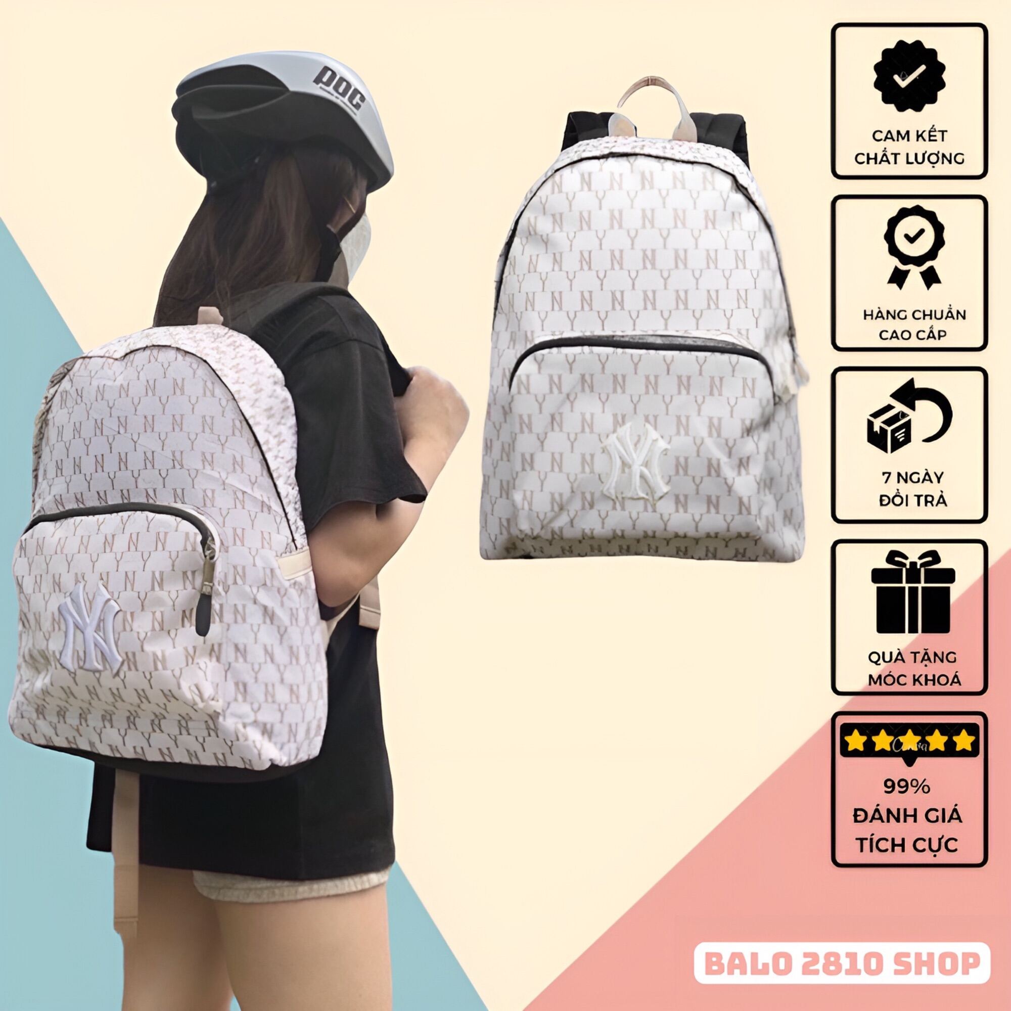 Balo MLB YANKESS LOGO NY Basic Backpack 2810 Shop Balo Cặp MLB Đi Học Phong  Cách Hàn Quốc Unisex Chất Liệu Polyester  Lazadavn