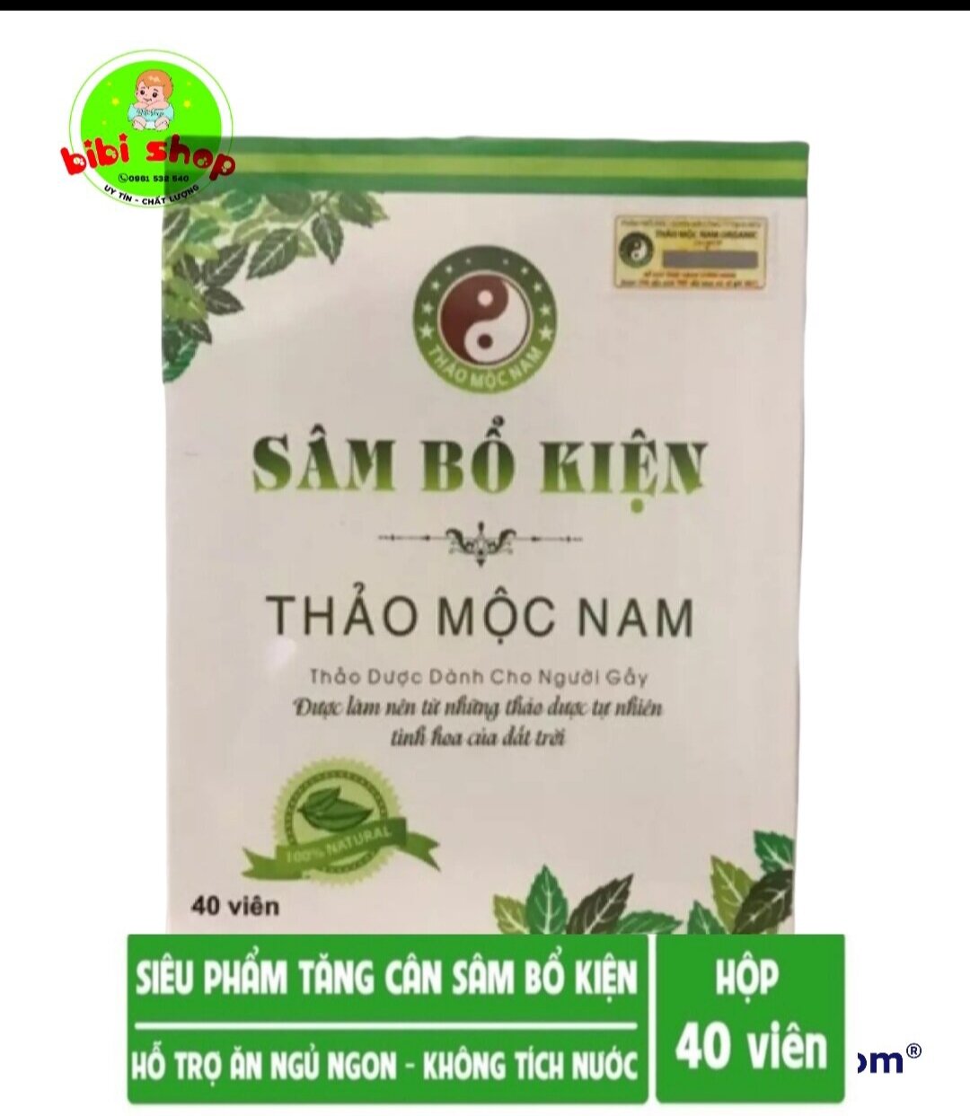 Sâm bổ kiện thảo mộc nam hàng chính hãng
