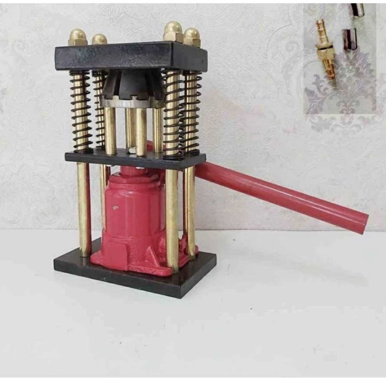 Máy bấm đầu dây rửa xe, máy ép cốt thuỷ lực từ ống 8mm -14mm