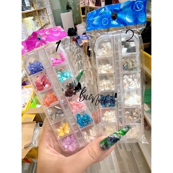 Set sỏi xà cừ hạt to