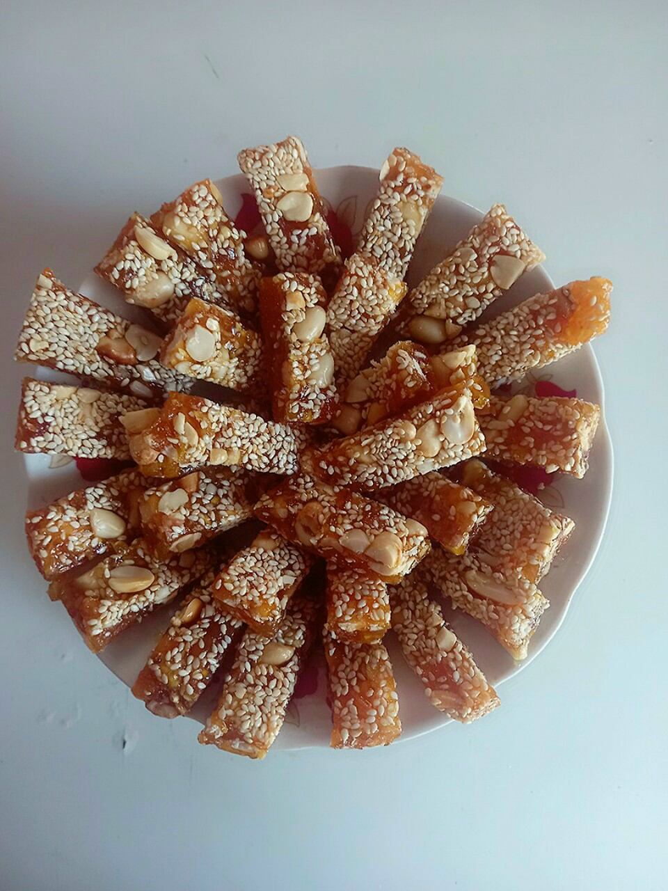 mứt khóm mít đậu phộng nhà làm