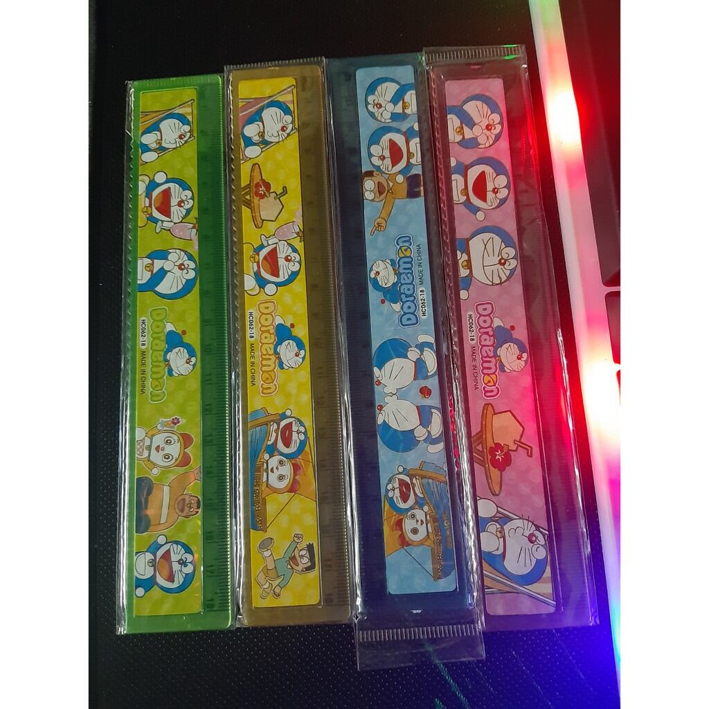 Combo 5 thước kẻ hình Doremon dễ thương