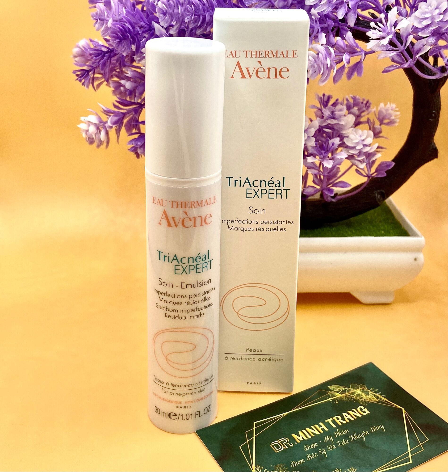 ✅Kem giảm mụn Avène Triacneal expert emulsion 30ml