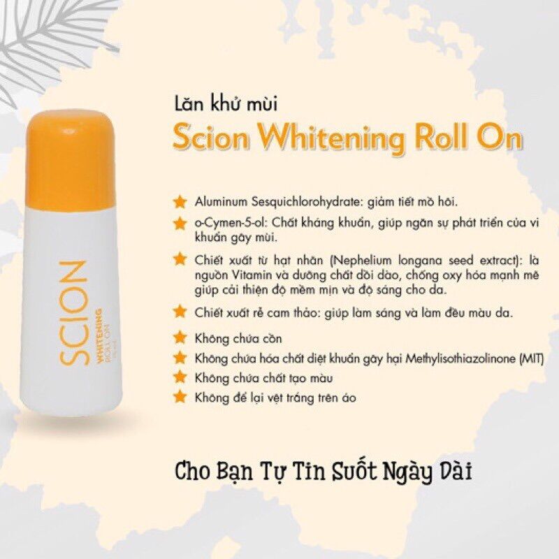 Lăn khử mùi Scion chính hãng 75ml
