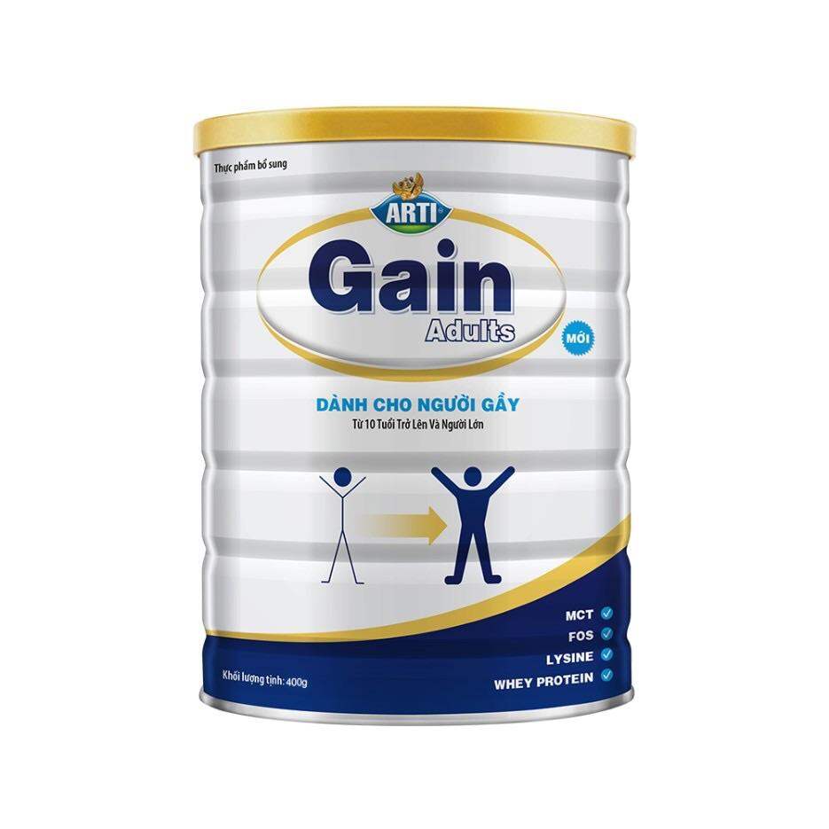 Sữa Arti Gain Dành cho người Gầy 10 tuổi trở lên  900g