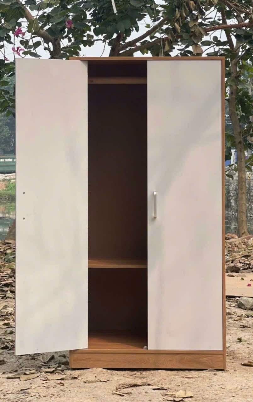 Ship hoả tốc Tp.HCM - Tủ Gỗ Lắp Ghép 2 Cánh Lớn (120x60x40cm)