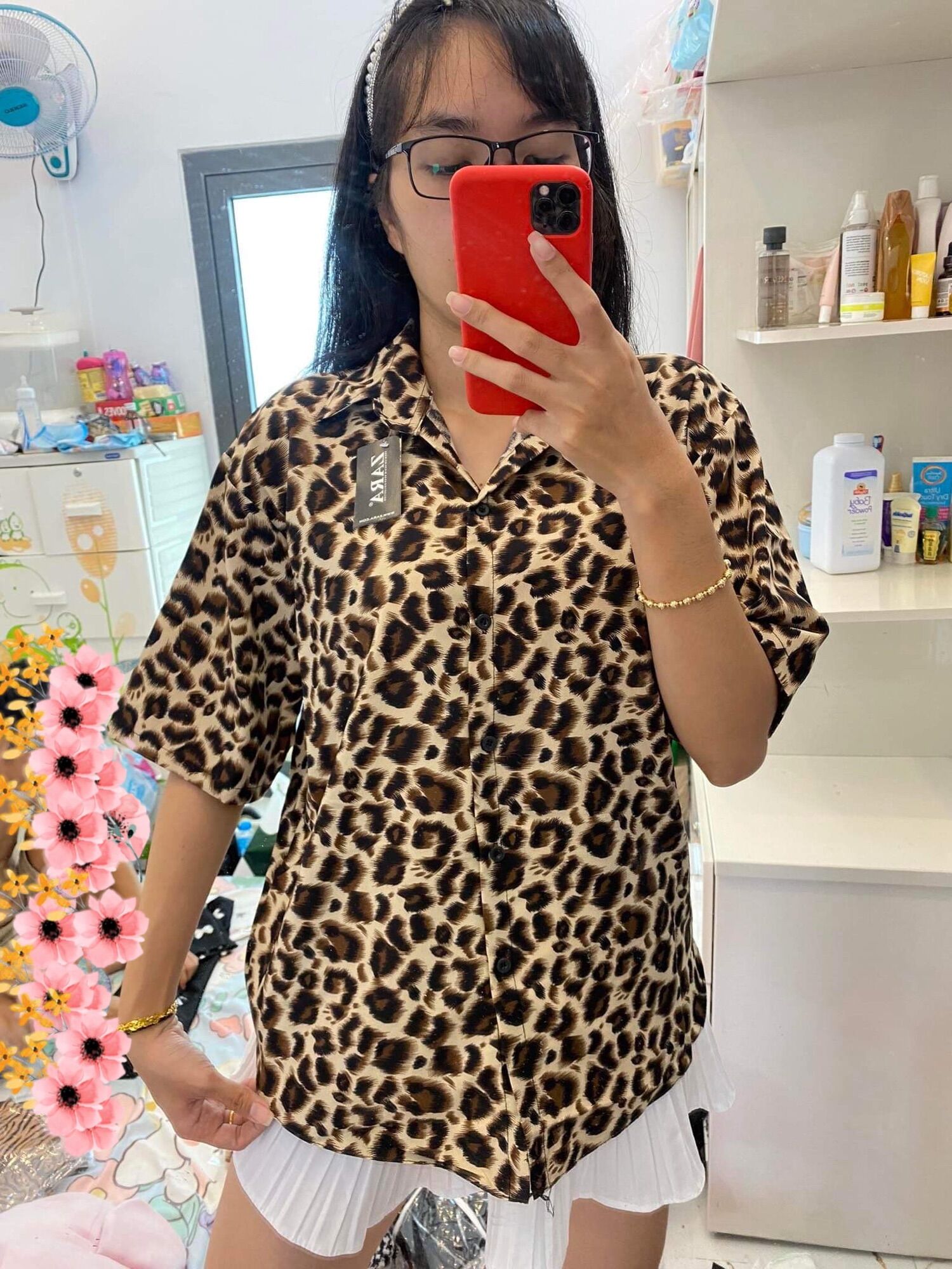 [Hình thật] Áo lụa beo from rộng 💥