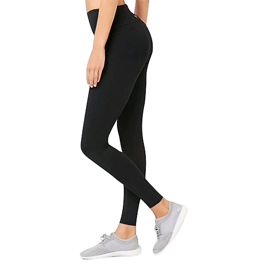 Quần legging nữ dài vải cotton co giãn có túi
