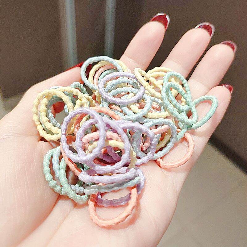 Sét 100 chun buộc tóc cho bé yêu ( giao ngẫu nhiên )