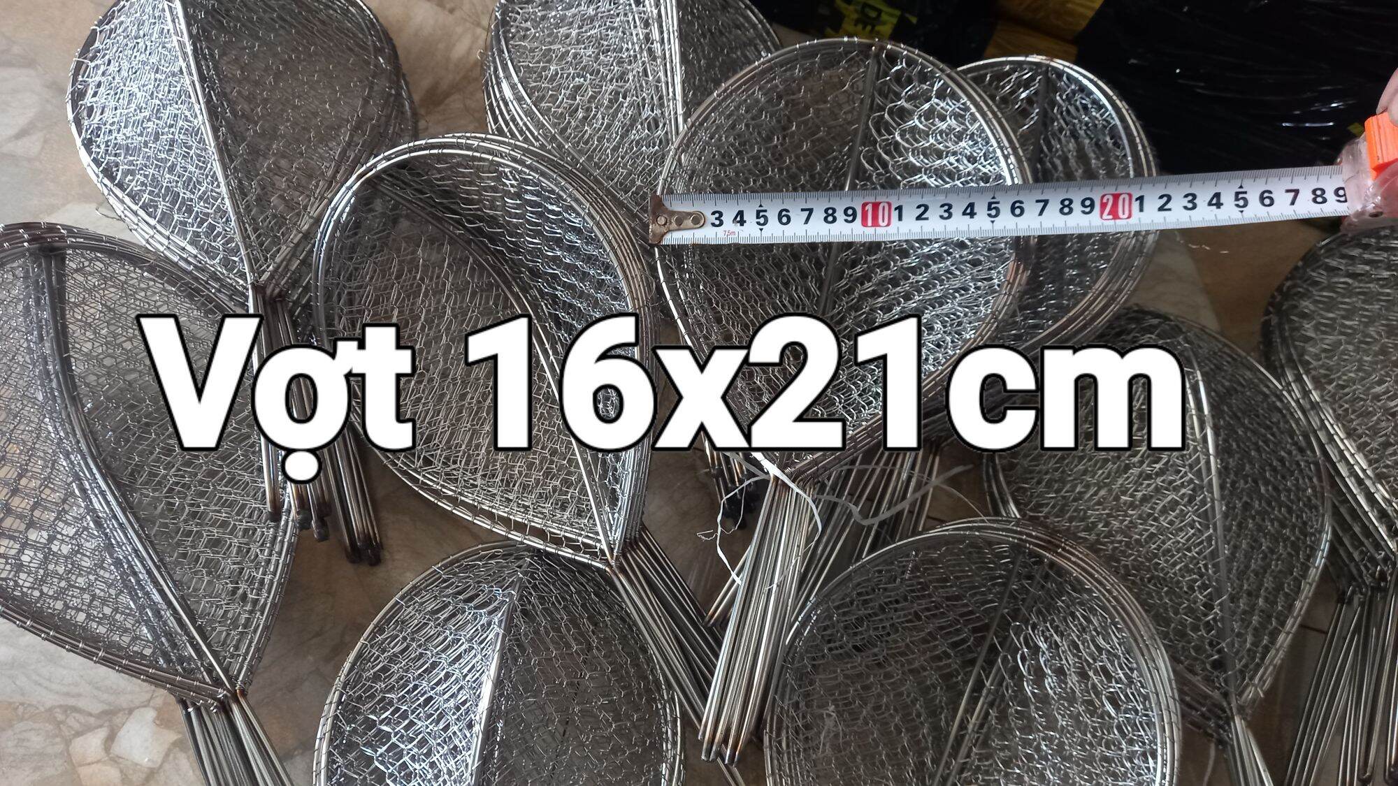 2 vợt inox 16cm