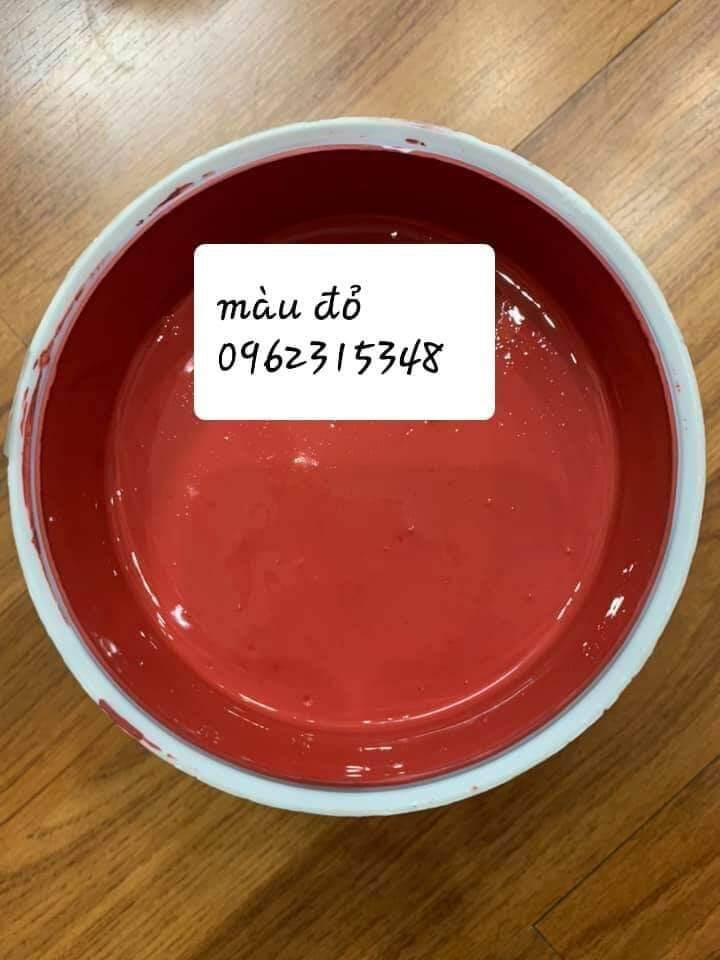 Sơn ngoại thất màu đỏ chu chậu cảnh