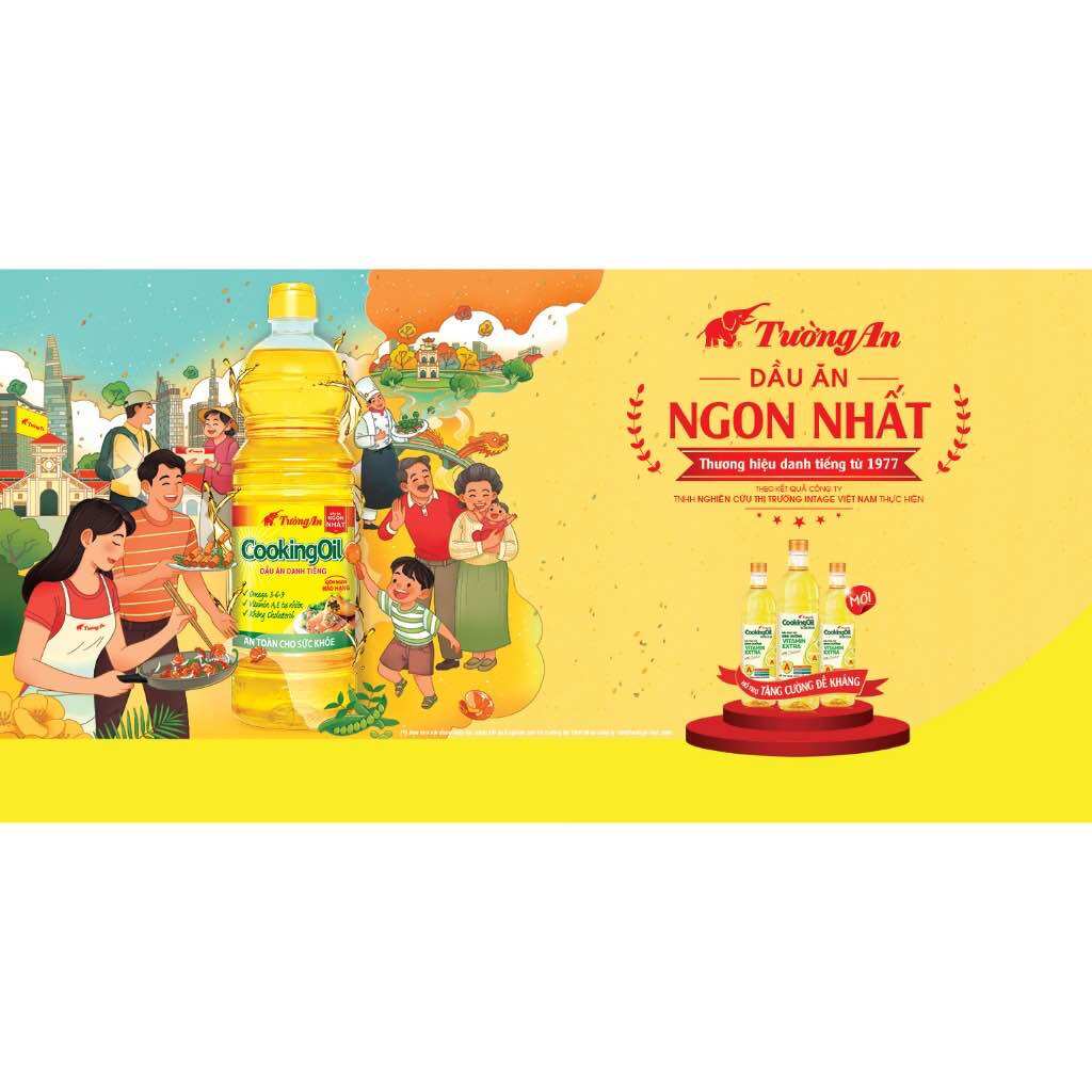 Tuong an Cooking Oil 1 Liter Bottle
