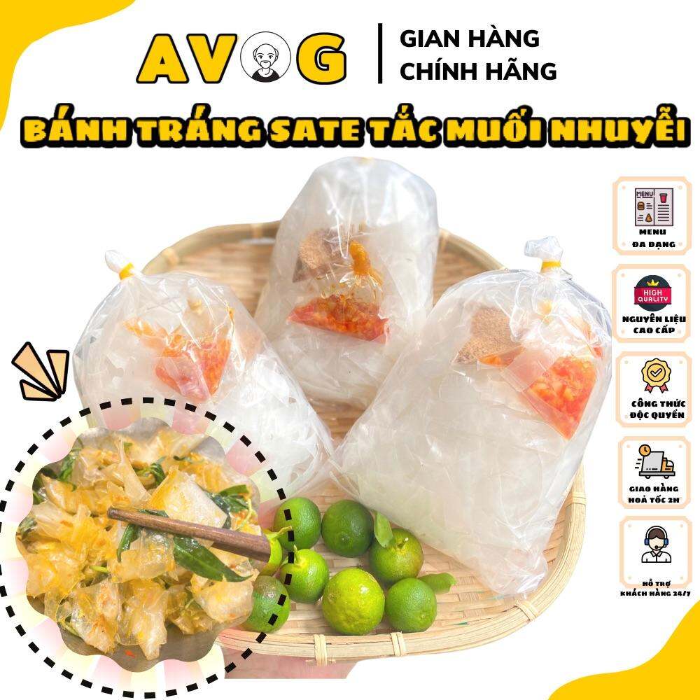 Bánh Tráng Sa Tế Tắc Muối Nhuyễn Mới AVOG